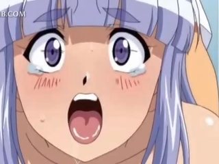 Anime heterofil og muntlig hardcore x karakter klipp med tenåring dukke