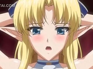 Stor blondin animen fairy fitta slog hårdporr